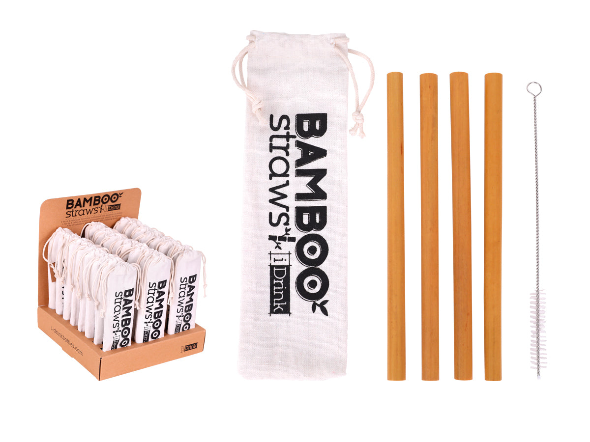 I-DRINK Paille Bambou ID0908 5 pcs. 21x0.9cm
