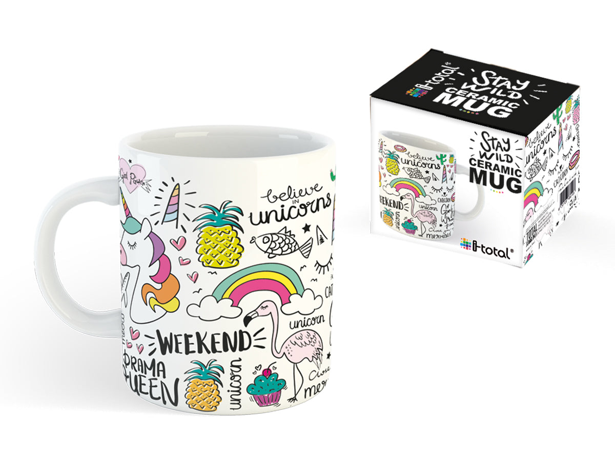 I-TOTAL Tasse Unicorn 295ml XL1834