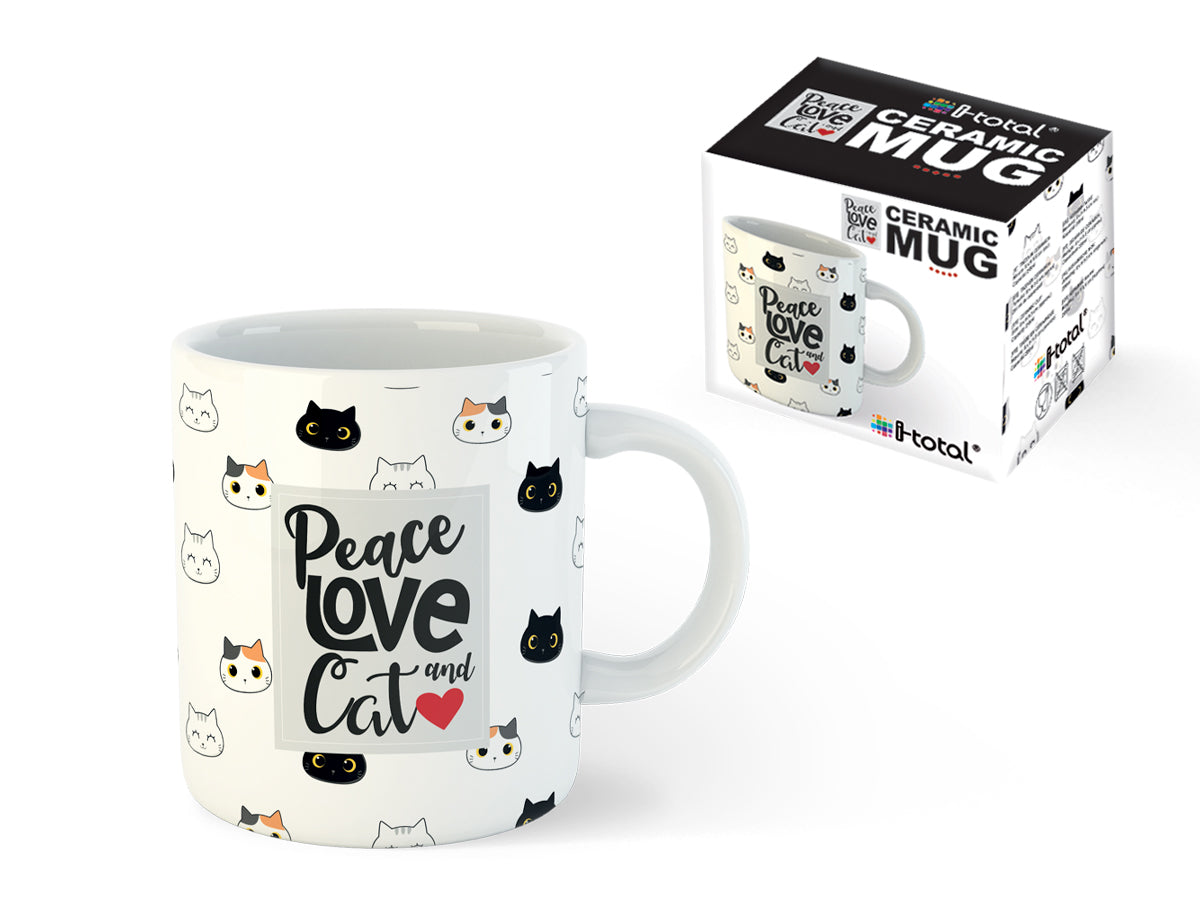 I-TOTAL Tasse Cat 295ml XL1890