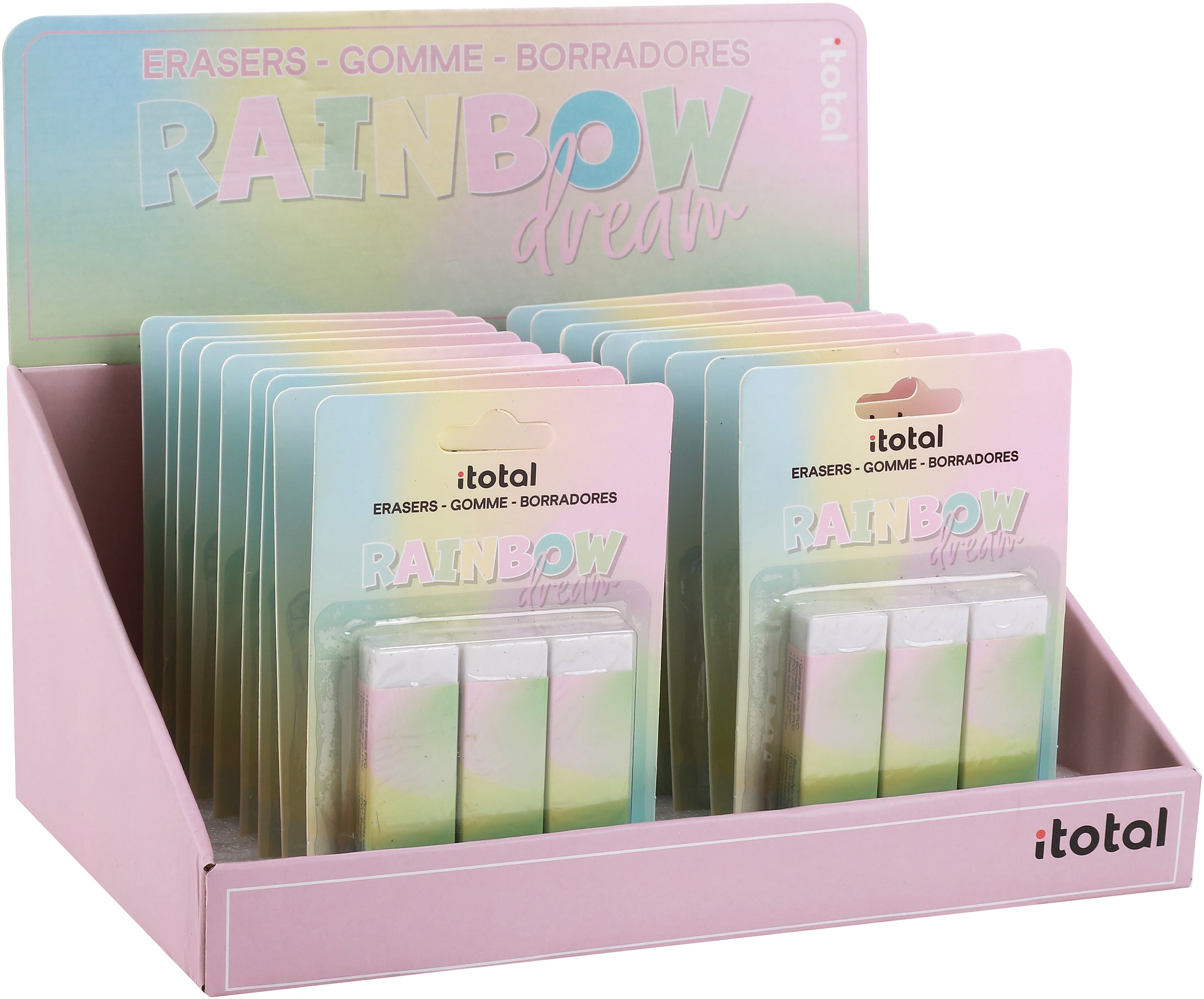 I-TOTAL   Gomme arc-en-ciel