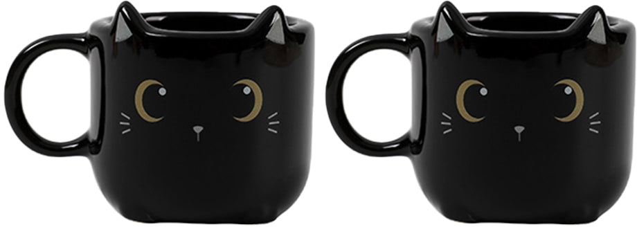 I-TOTAL Tasse à expresso Set à 2 pcs XL2520A Black Cat