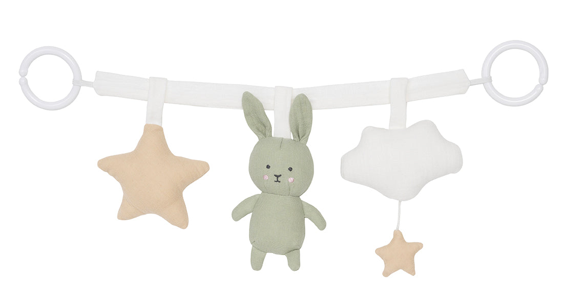 JABADABAD Chaîne de poussette Lapin 49cm