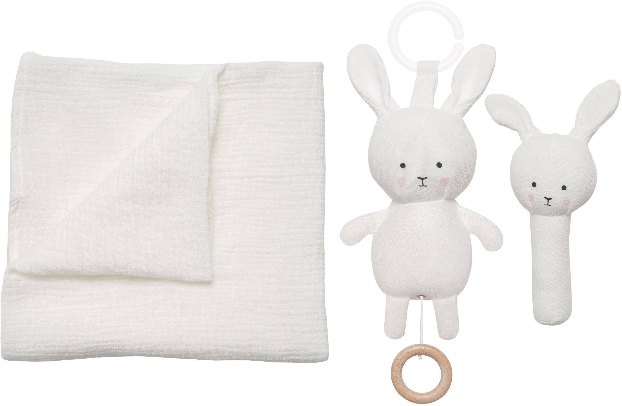 JABADABAD Cadeau lapin en couverture