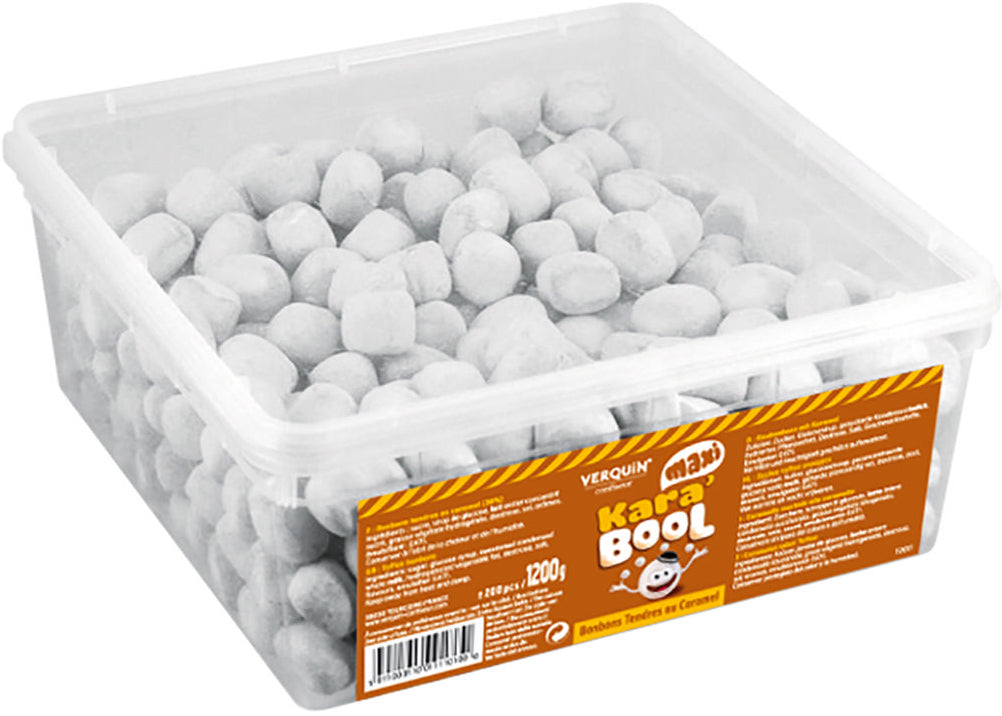 KARABOOL Bonbons moelleux au caramel 8000 Boîte, 1200g