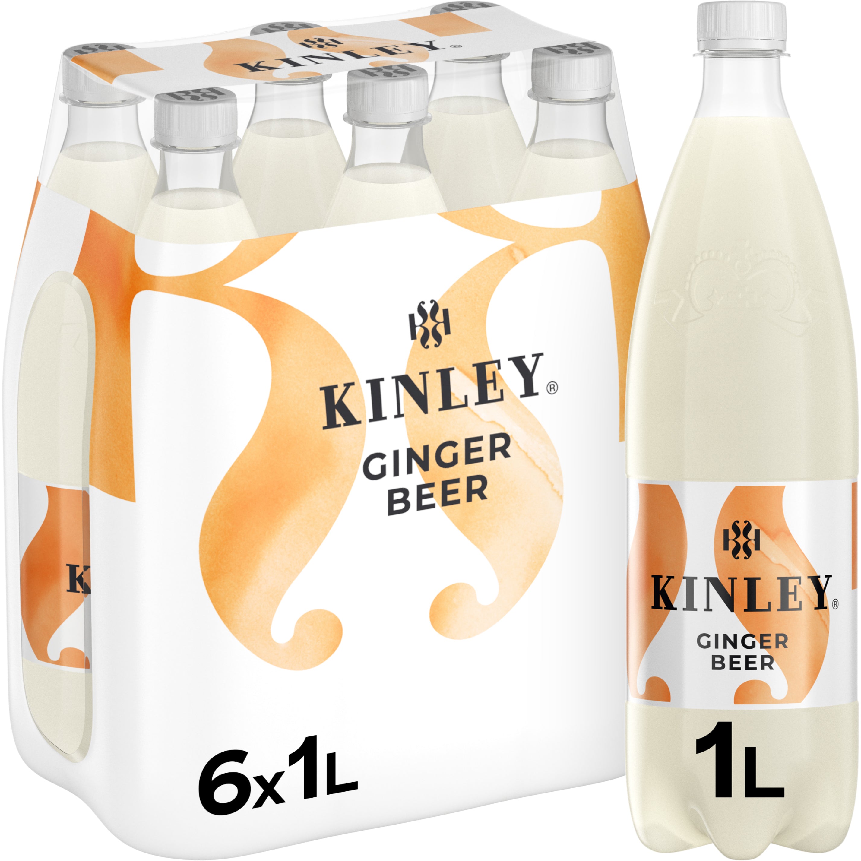 KINLEY Ginger Beer 2464601 100cl, 6 pcs.