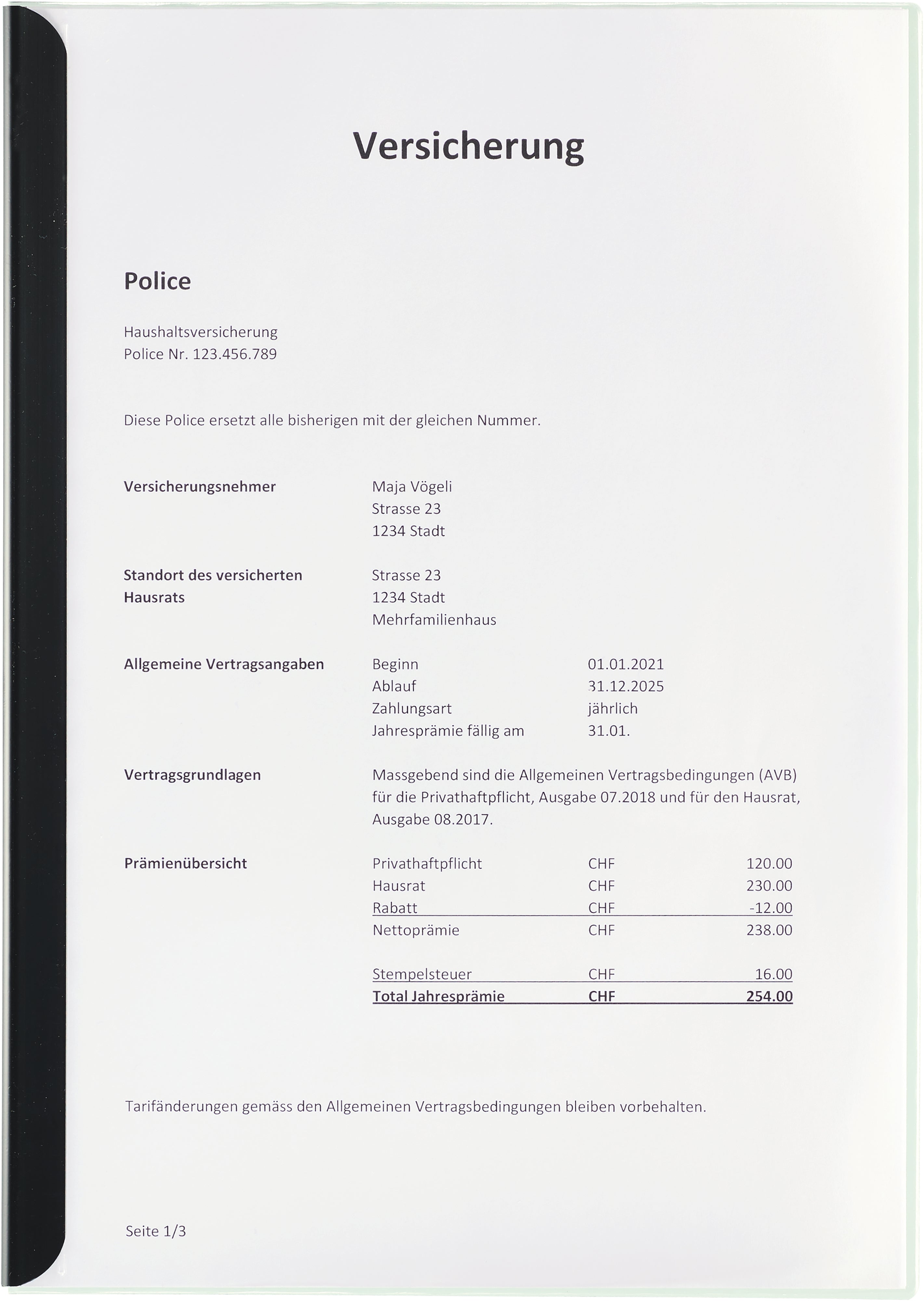 KOLMA Dossiers d'offre A4 10.712.00