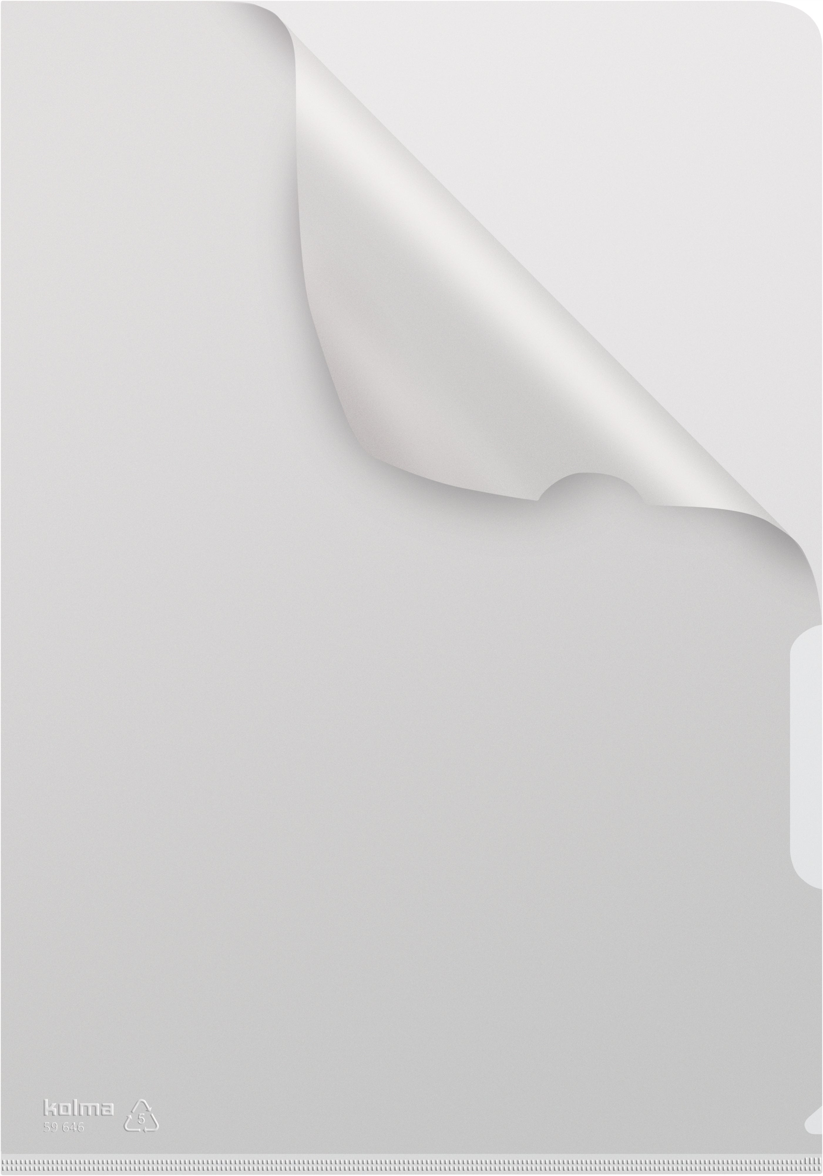 KOLMA Dossier Superstrong A4 59.646.00 transparent lisse 10 pièces