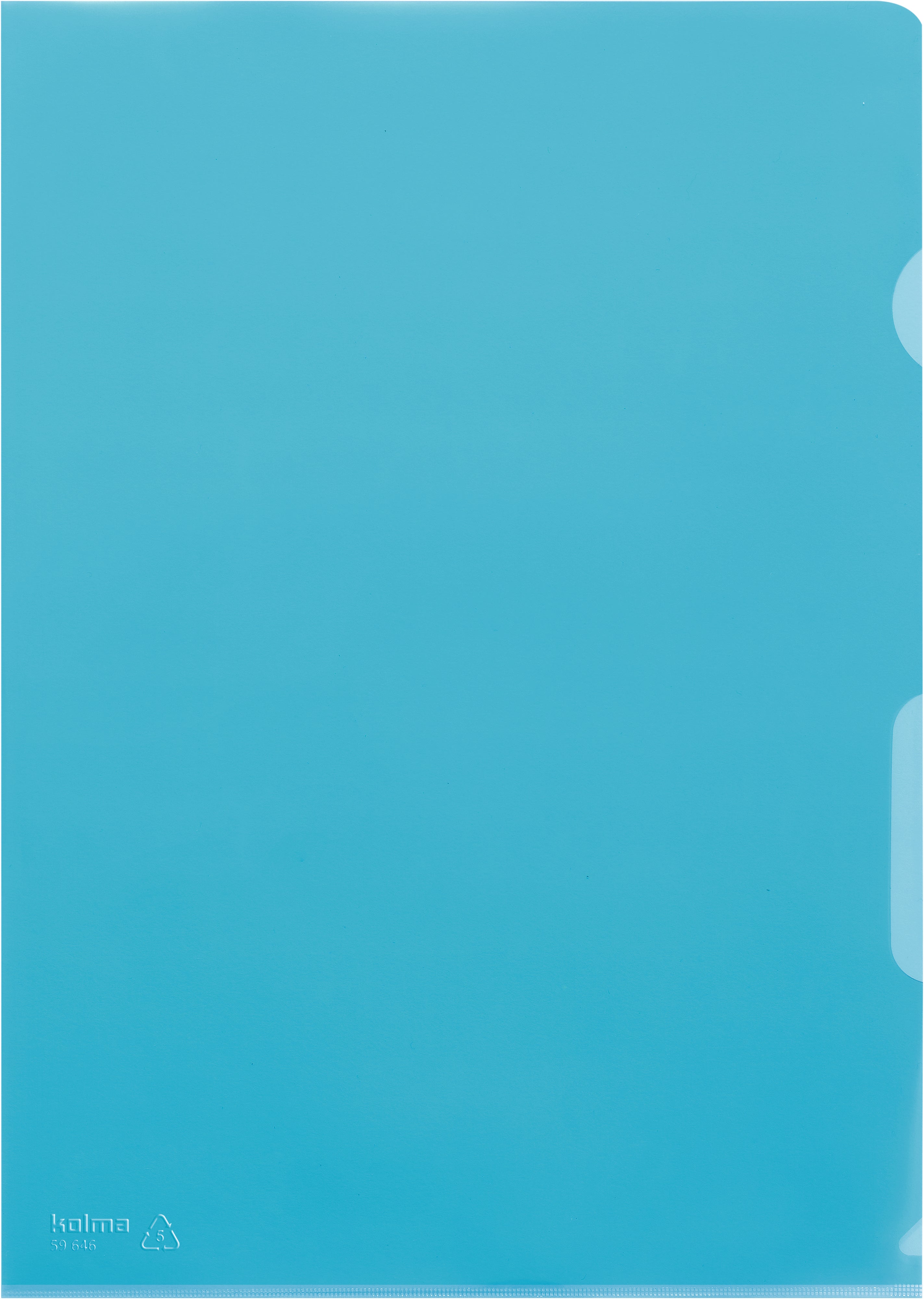 KOLMA Dossier Superstrong A4 59.646.05 bleu lisse 10 pièces