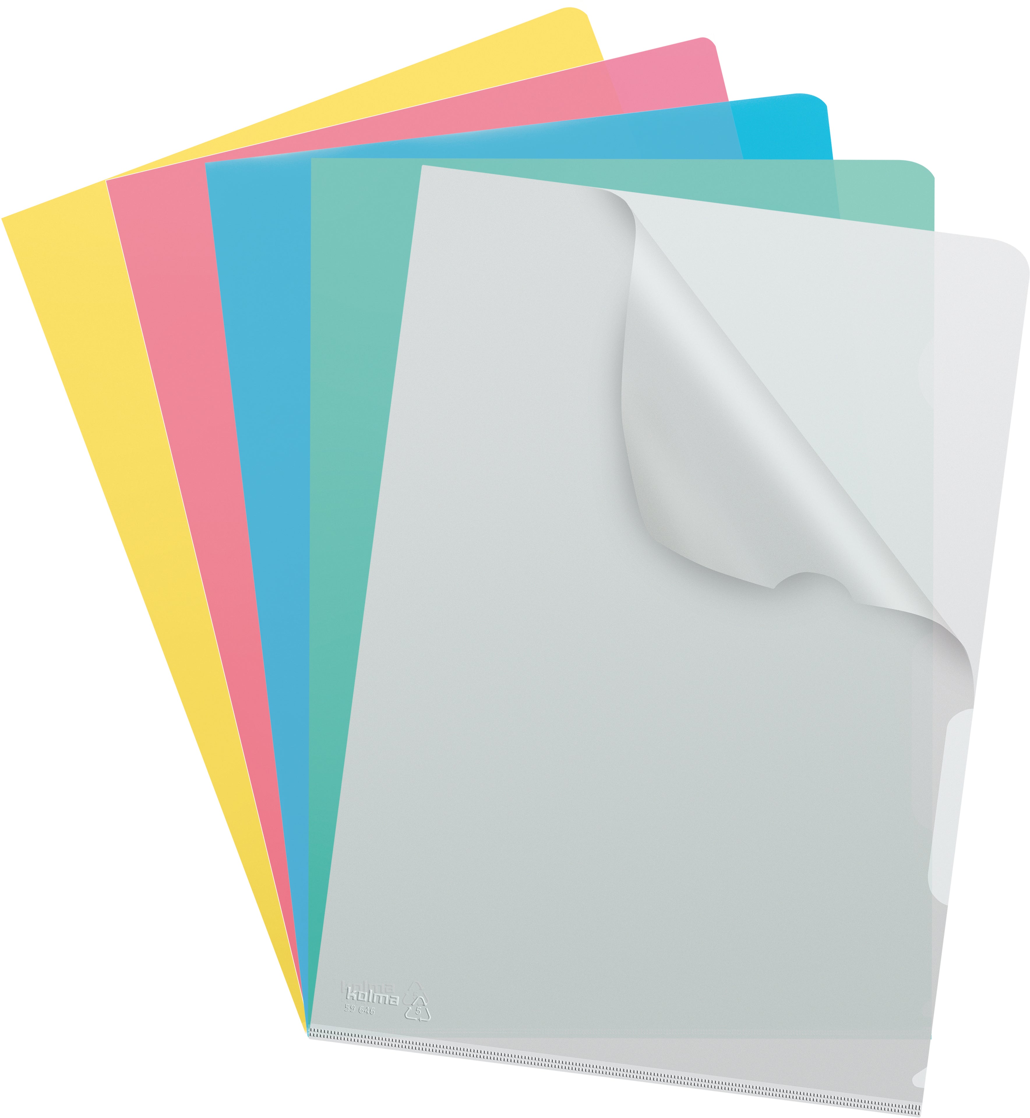 KOLMA Dossier Superstrong A4 59.646.19 assorté lisse 10 pièces