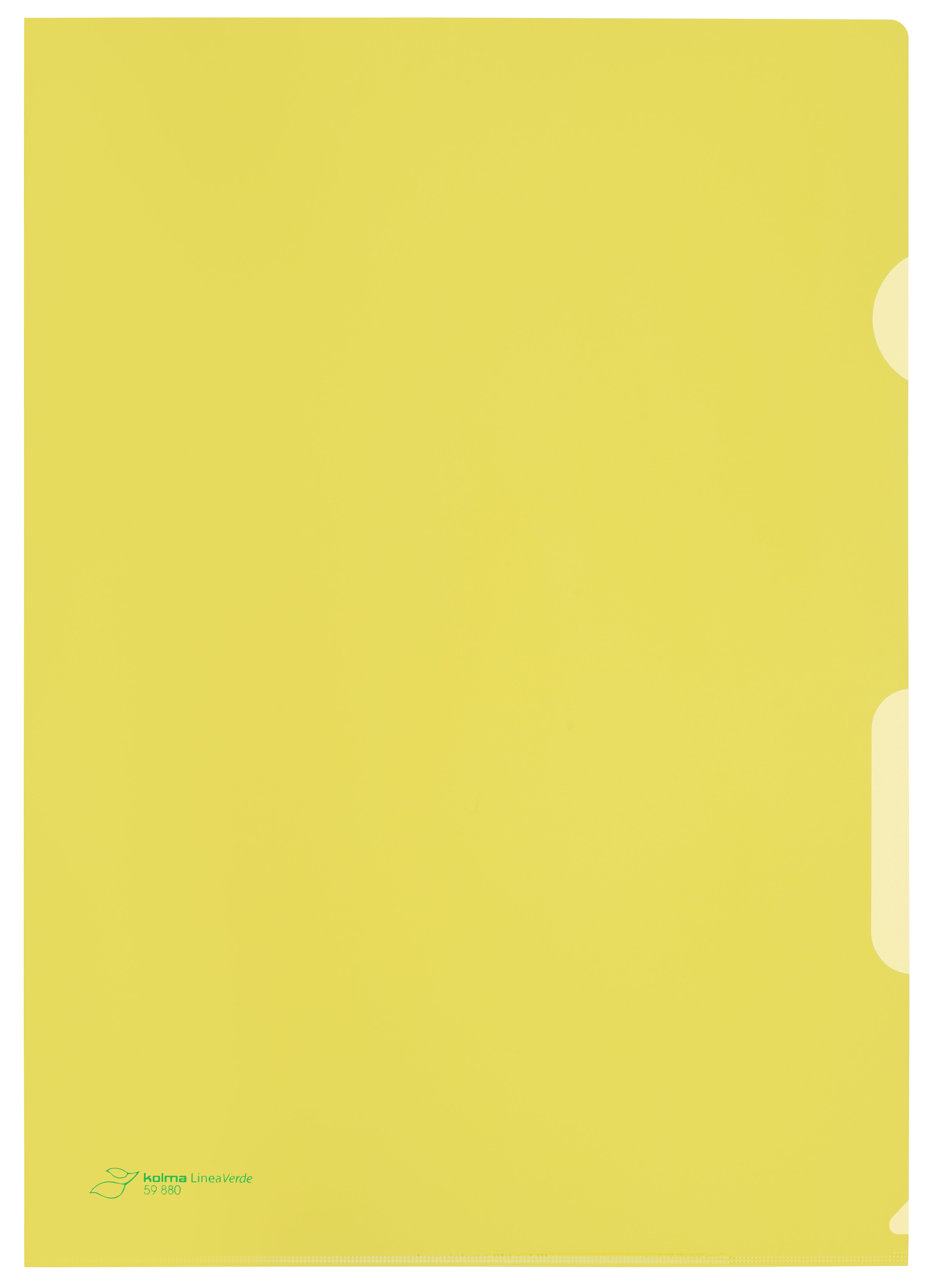 KOLMA Visa Dossier LineaVerde A4 59.880.11 jaune, CopyResistant 100 pcs.
