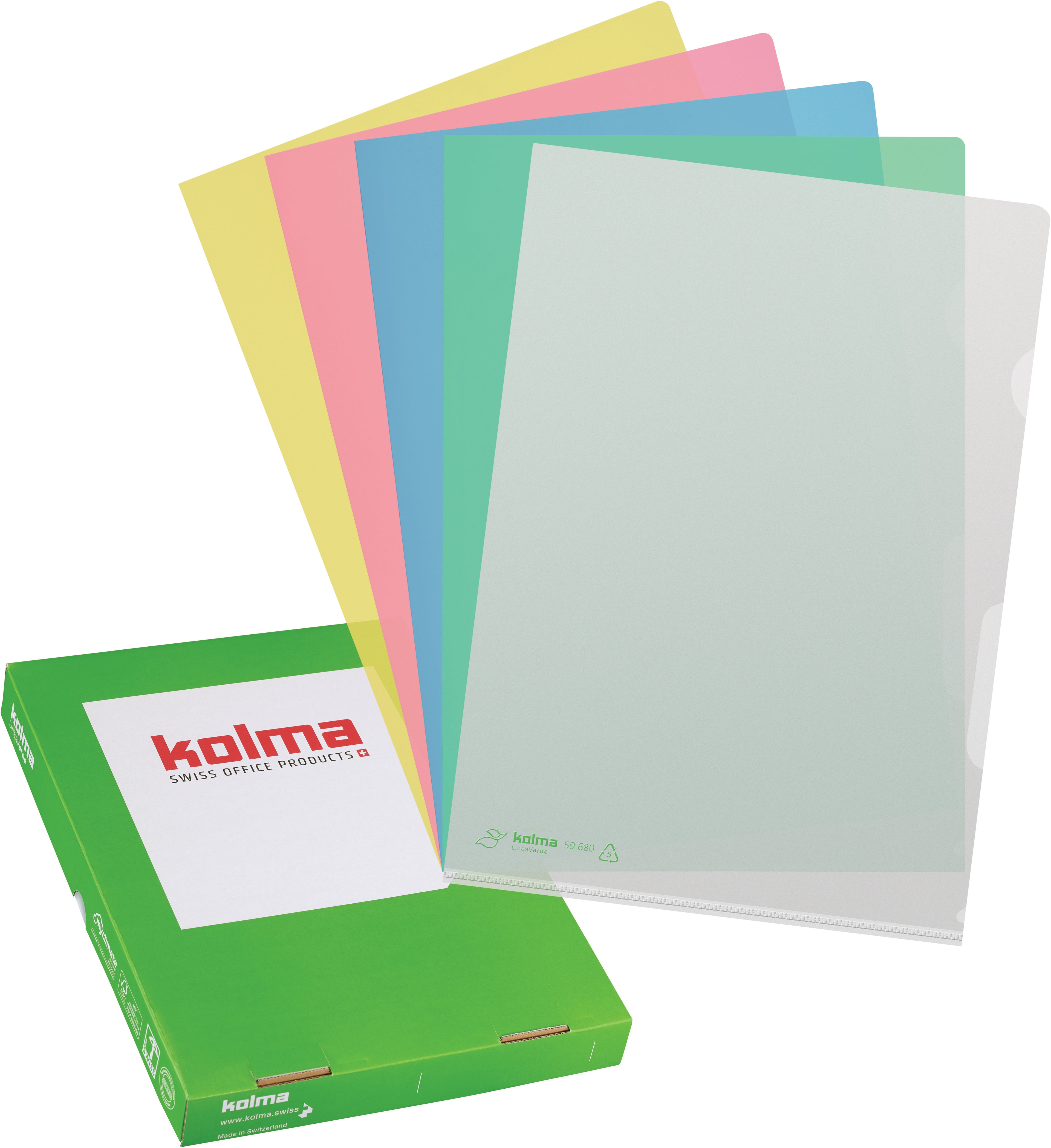 KOLMA Visa Dossier LineaVerde A4 59.880.19 ass., CopyResistant 100 pcs.