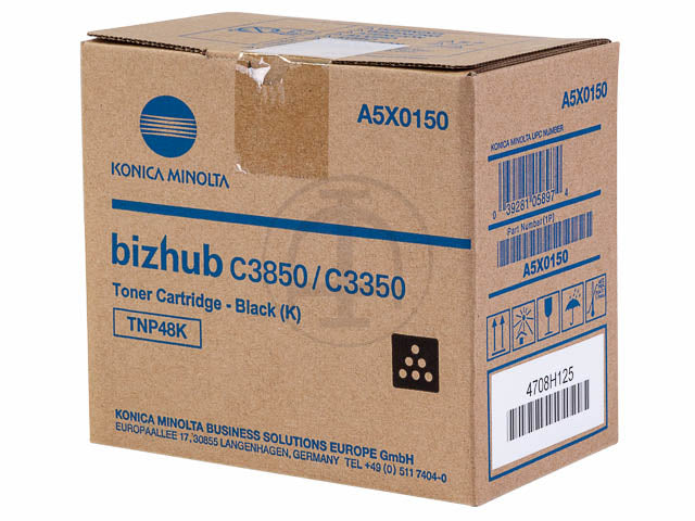 KONICA MINOLTA Toner TNP48K noir A5X0150 Bizhub C3850 10'000 pages