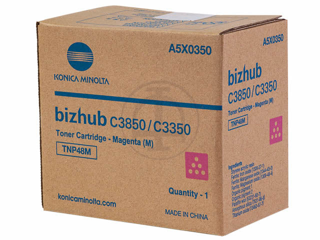 KONICA MINOLTA Toner TNP48M magenta A5X0350 Bizhub C3850 10'000 pages