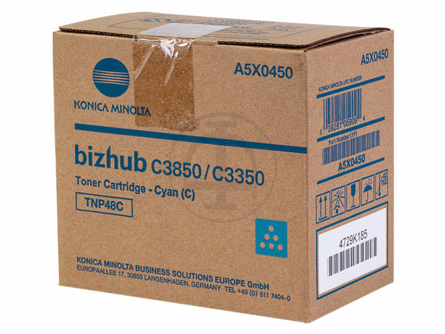 KONICA MINOLTA Toner TNP48C cyan A5X0450 Bizhub C3850 10'000 pages