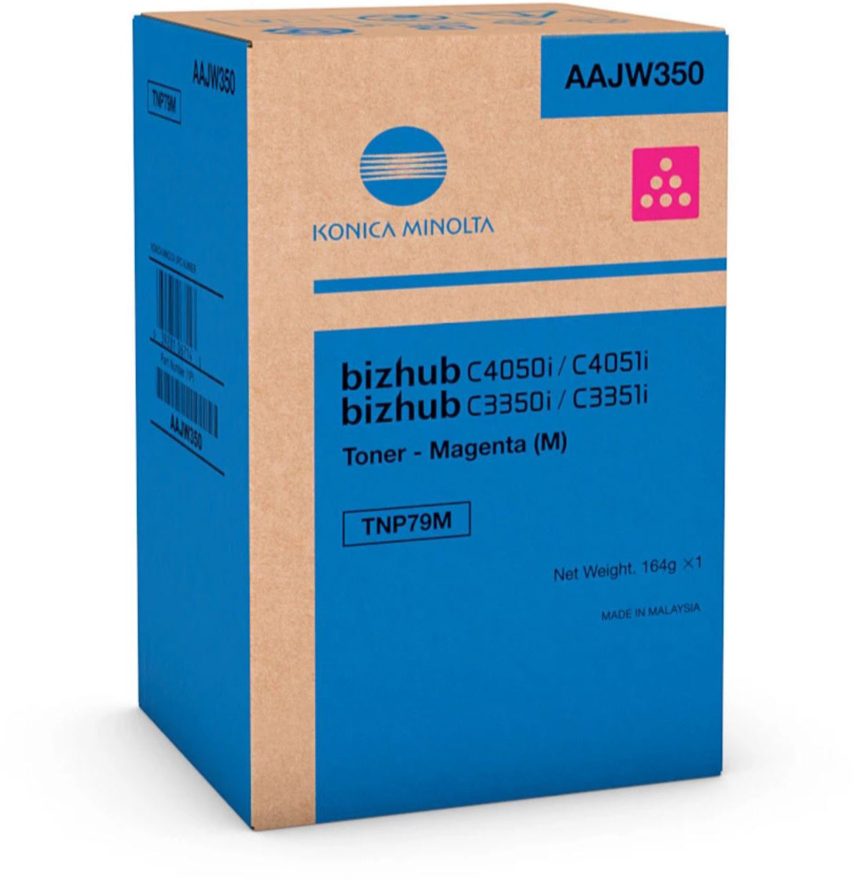 KONICA MINOLTA Toner TNP79M magenta AAJW350 Bizhub C3350i 9000 pages
