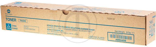 KONICA MINOLTA Toner cyan TN-324C Bizhub C308 26'000 pages