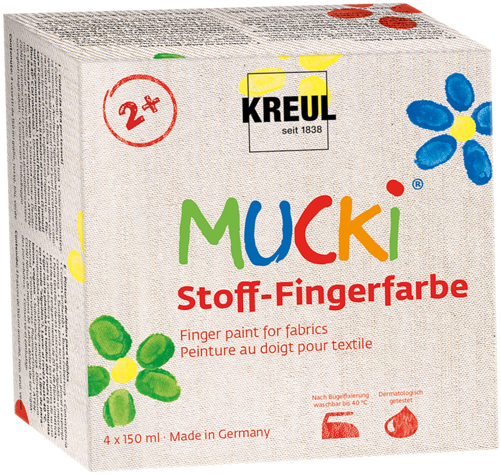 C. KREUL  Peinture au doigt pour tissu
