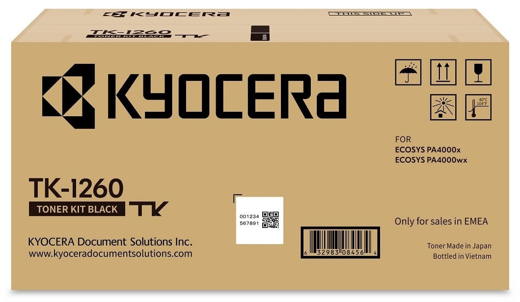 KYOCERA Cartouche toner noir TK-1260 Ecosys PA4000x 10'000 pages