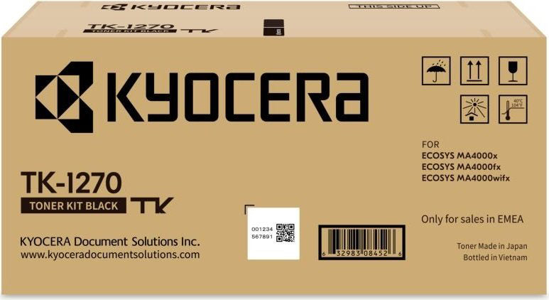 KYOCERA Cartouche toner noir TK-1270 Ecosys MA4000x 10'000 pages