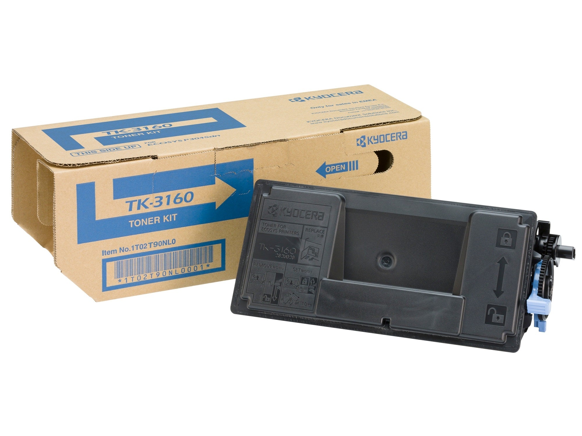 KYOCERA Cartouche toner noir TK-3160 ECOSYS P3045d 12'500 pages