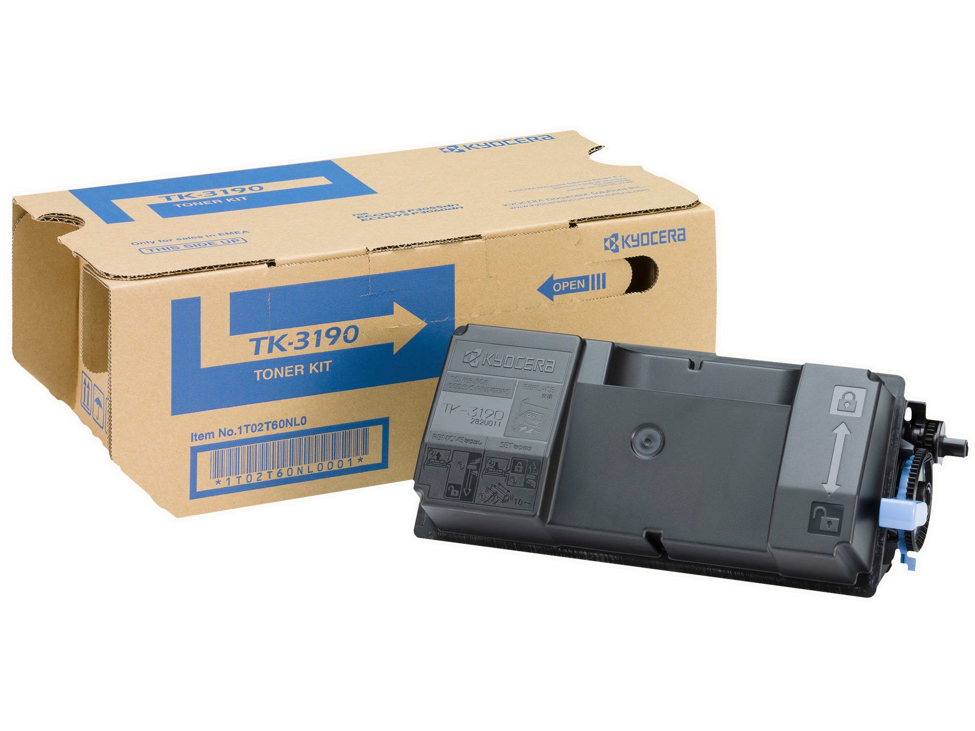 KYOCERA Cartouche toner noir TK-3190 ECOSYS P3055dn 25'000 pages