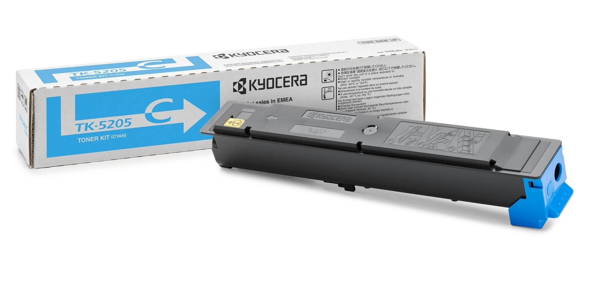 KYOCERA Cartouche toner cyan TK-5205C TASKalfa 356ci 12'000 pages