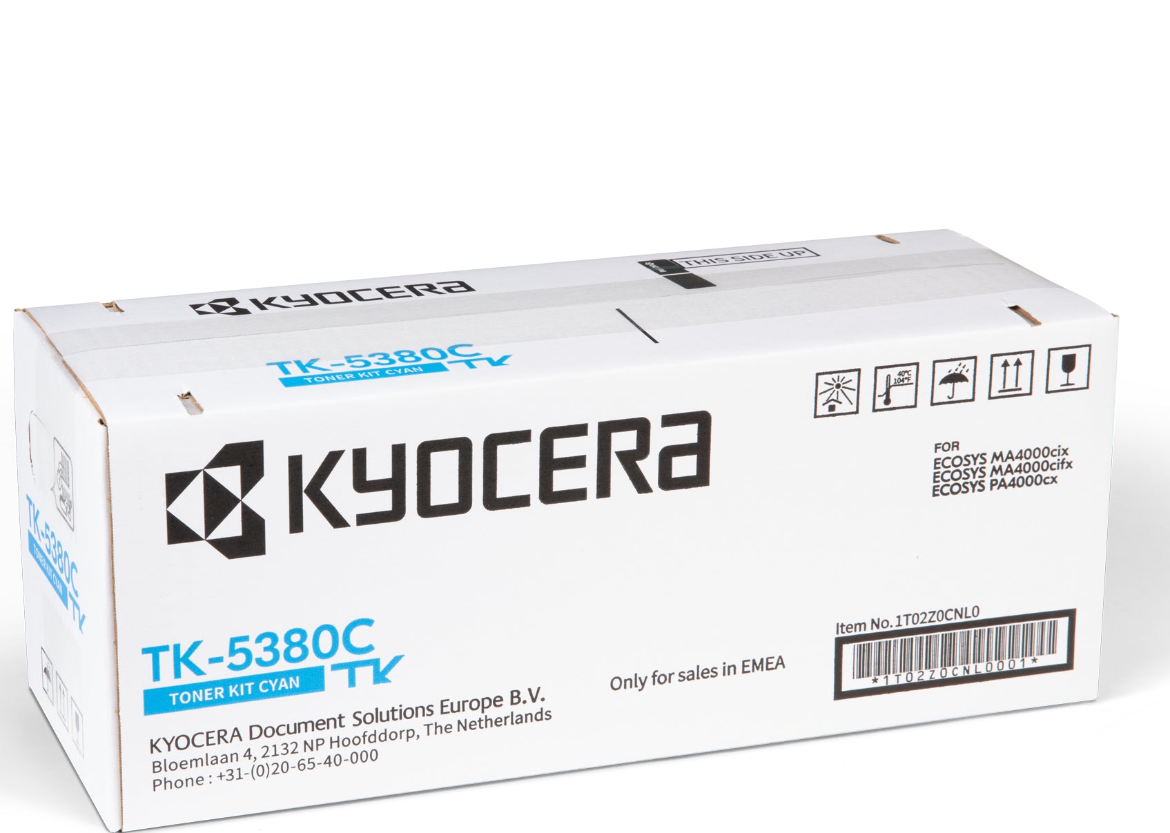 KYOCERA Cartouche toner cyan TK-5380C Ecosys PA4000cx 10'000 pages
