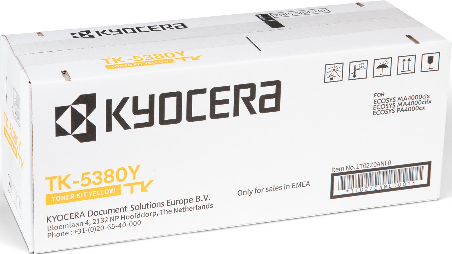 KYOCERA Cartouche toner yellow TK-5380Y Ecosys PA4000cx 10'000 pages