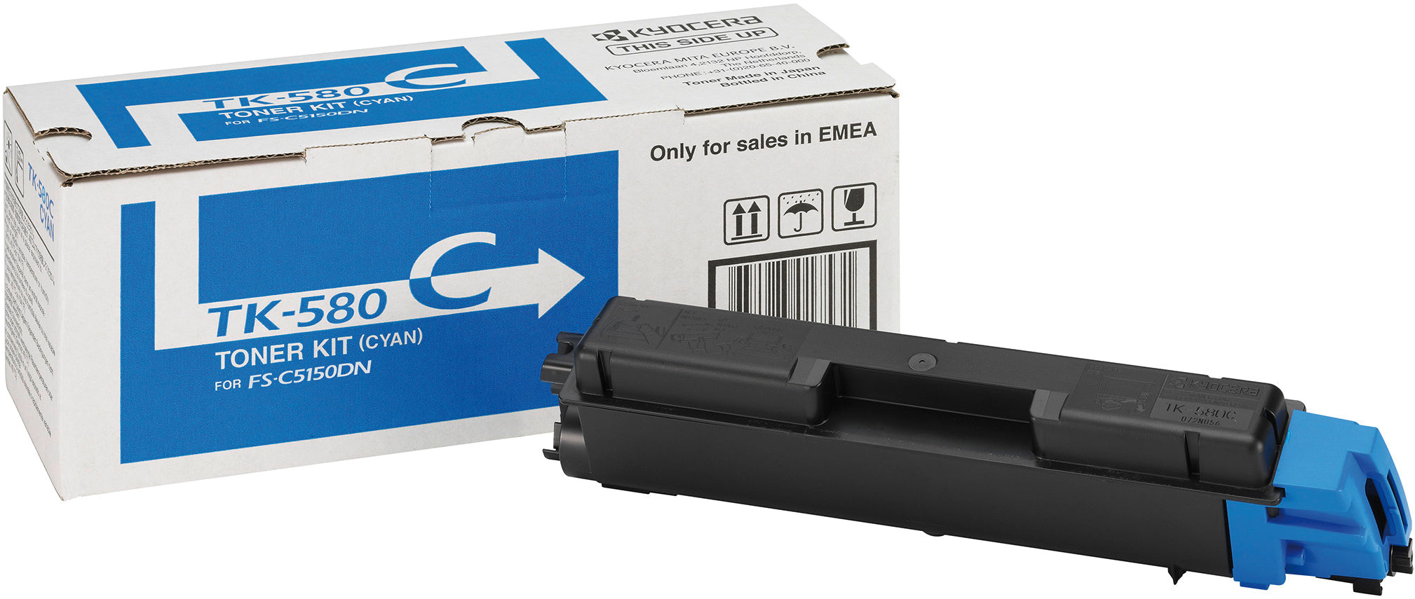KYOCERA Cartouche toner cyan TK-580C FS-5150DN 2800 pages