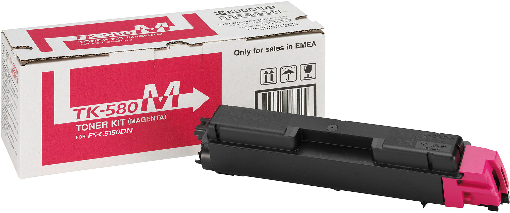 KYOCERA Cartouche toner magenta TK-580M FS-5150DN 2800 pages