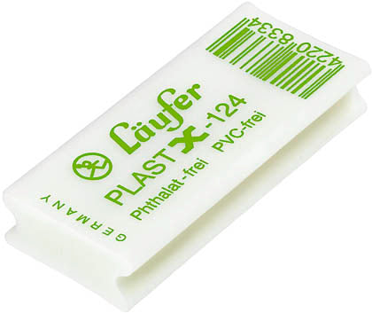 LÄUFER    Gomme à effac. Plast X-124