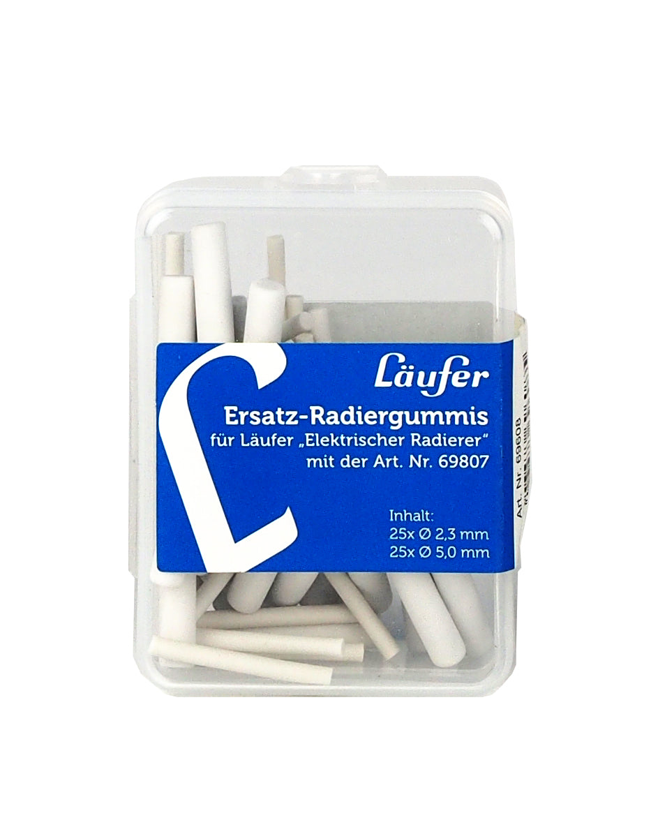 LÄUFER    Gomme de rechange    25+25pcs.