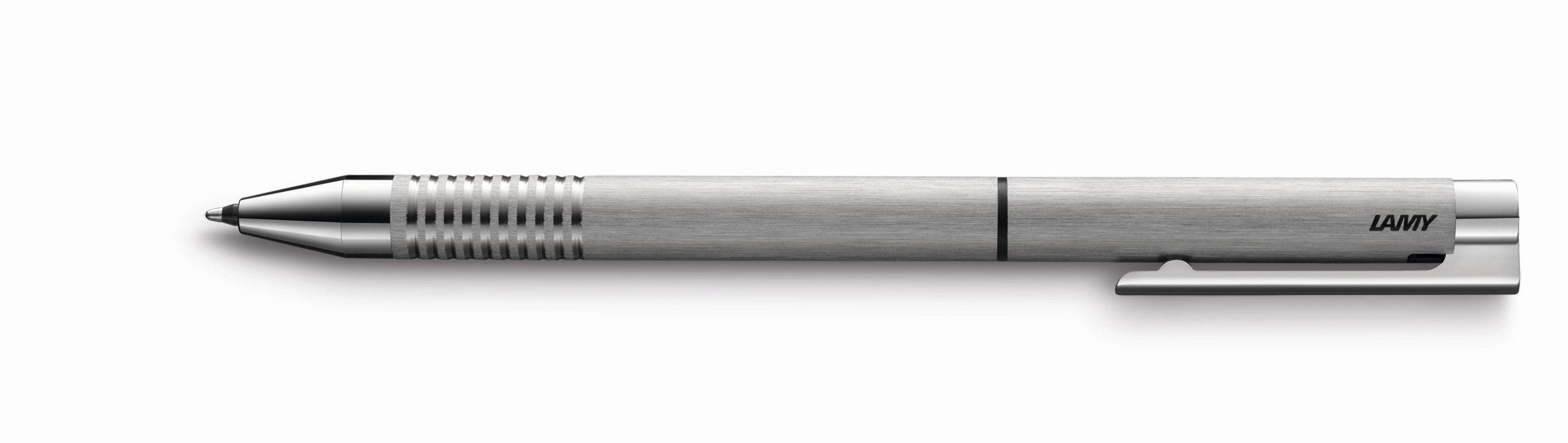 LAMY Stylo à bille 606 Logo 1217730 brushed, twin pen