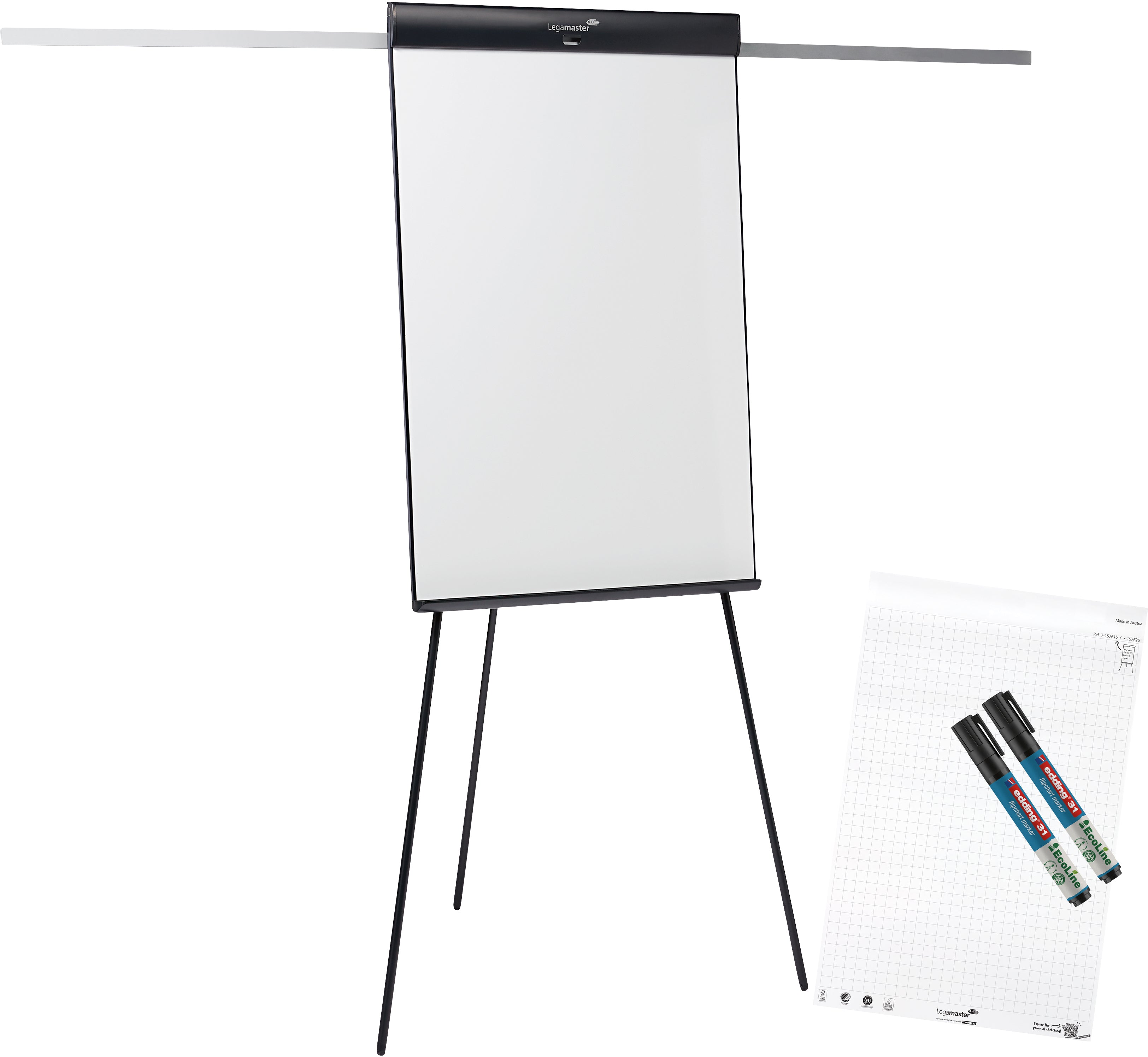 LEGAMASTE Flipchart Trépied     120x77cm