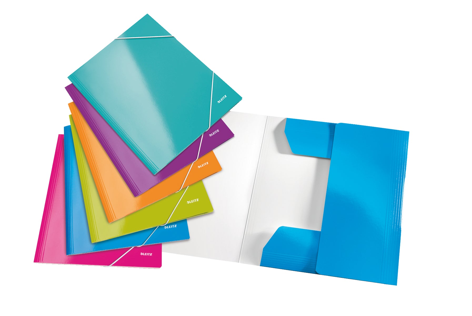 LEITZ     Pochettes à élastique WOW   A4