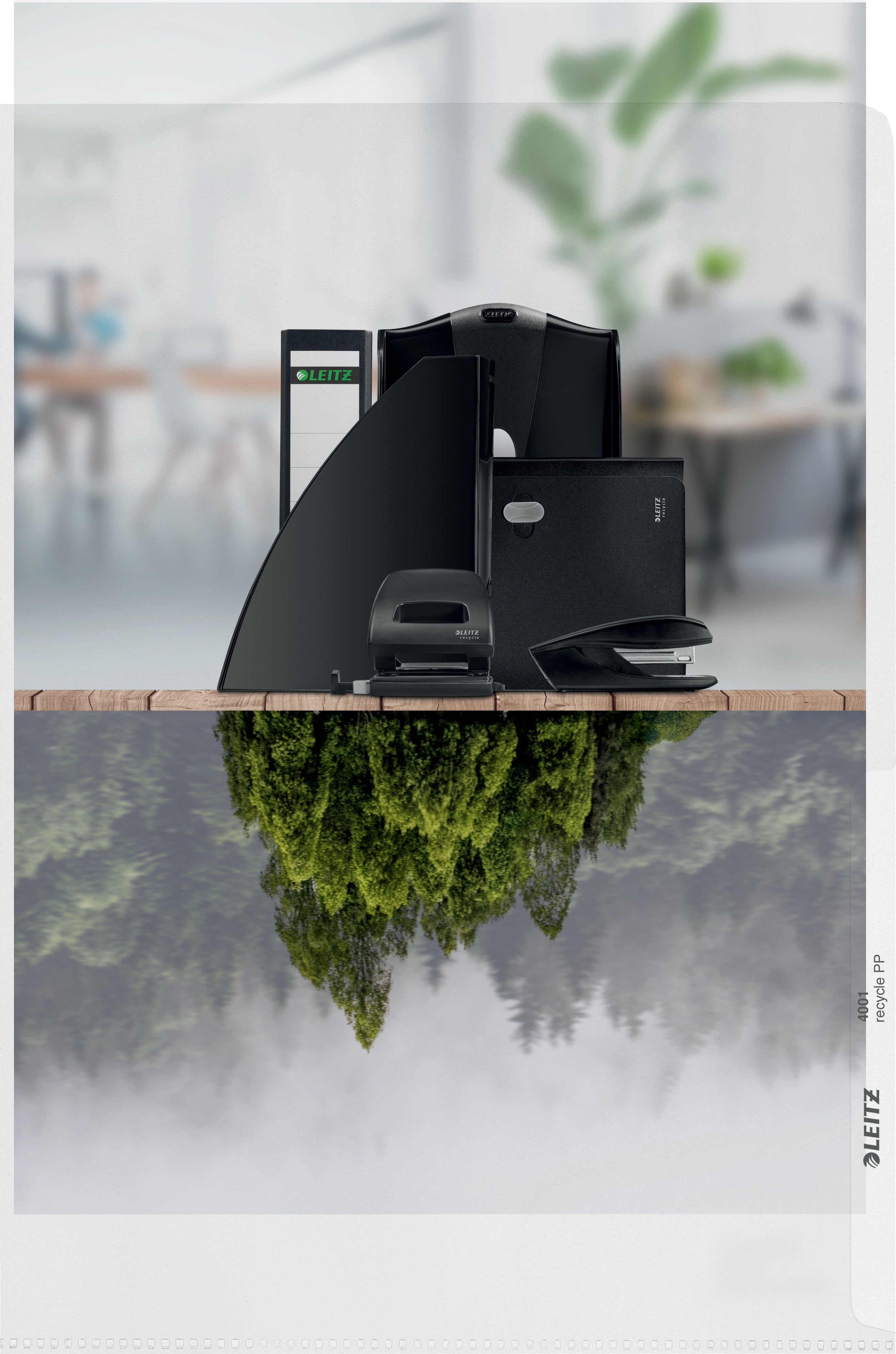LEITZ Dossier Recycle A4 4001-30-03 transparent, 140my 25 pcs.
