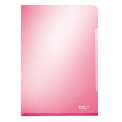LEITZ Dossier Premium A4 41530025 rouges, 0,15mm 100 pcs.
