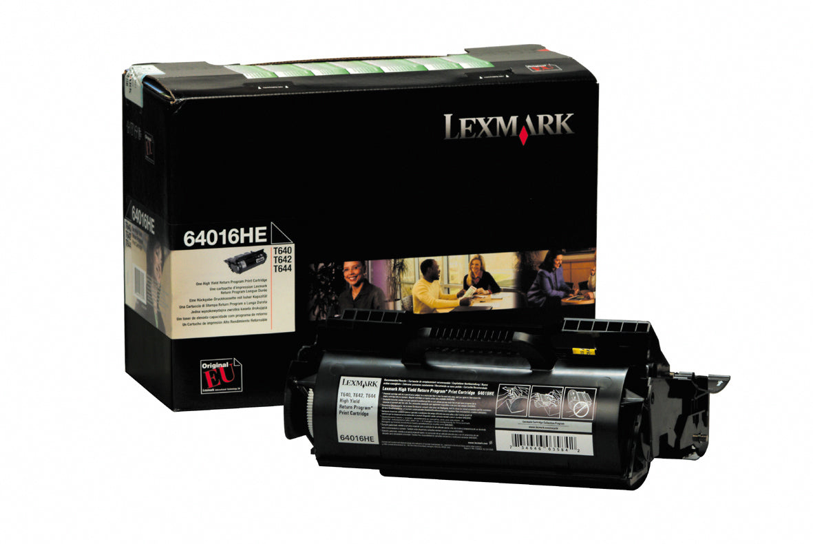 LEXMARK Cartouche toner prebate noir 64016HE T640/642/644 21'000 pages