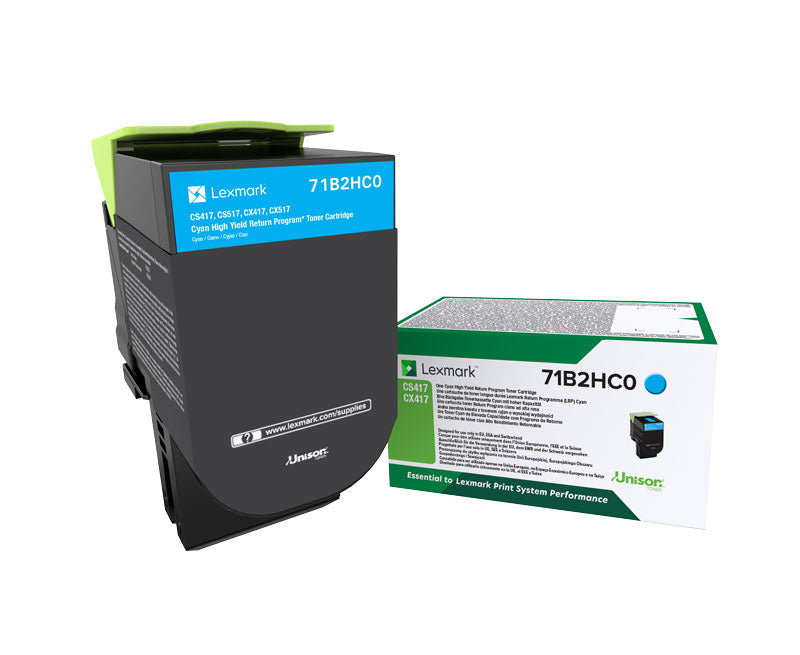 LEXMARK Cart. toner HY return cyan 71B2HC0 CS31/41/51x 3500 pages