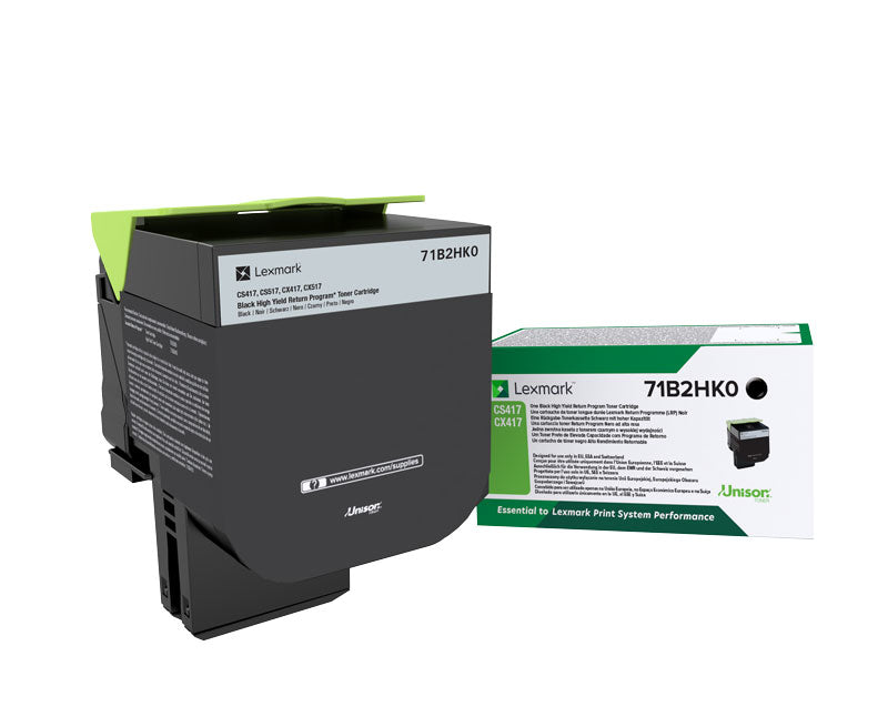 LEXMARK Cart. toner HY return noir 71B2HK0 CS31/41/51x 6000 pages