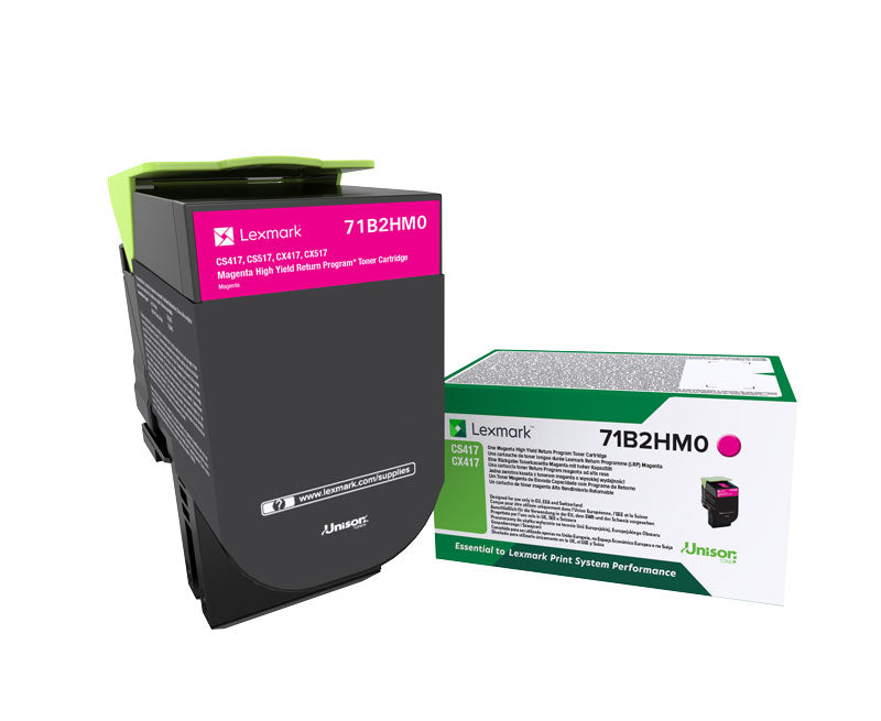 LEXMARK Cart. toner HY return magenta 71B2HM0 CS31/41/51x 3500 pages