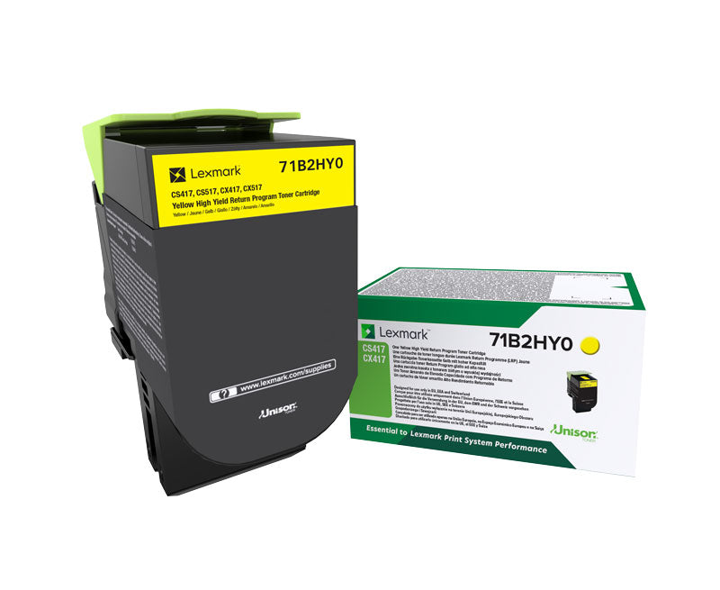 LEXMARK Cart. toner HY return yellow 71B2HY0 CS31/41/51x 3500 pages