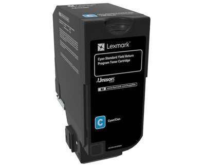 LEXMARK Cart. toner return cyan 74C2SCO CS720/725/CX725 7000 pages