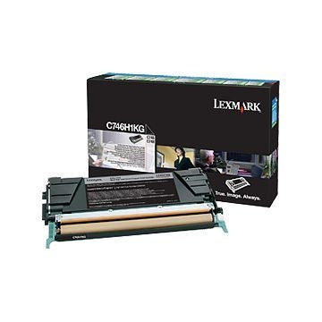 LEXMARK Cartouche toner return noir C746H1KG C746/C748 12'000 pages