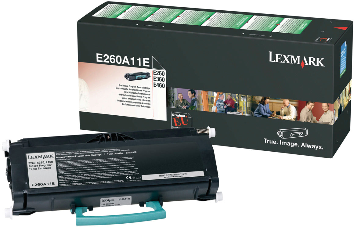 LEXMARK Cartouche toner return noir E260A11E E260/360/460 3500 pages