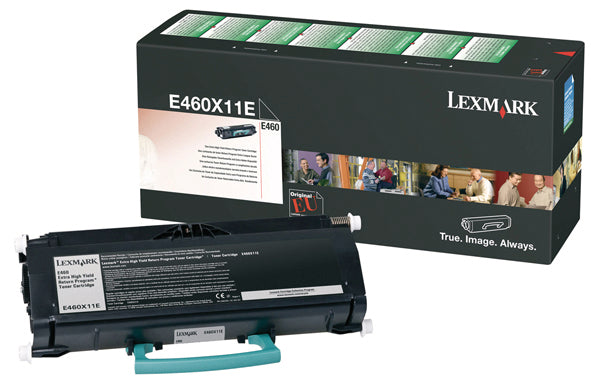 LEXMARK Cartouche toner return noir E460X11E E460 15'000 pages