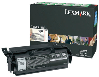 LEXMARK Cart. toner EHY return noir T654X11E T654 36'000 pages