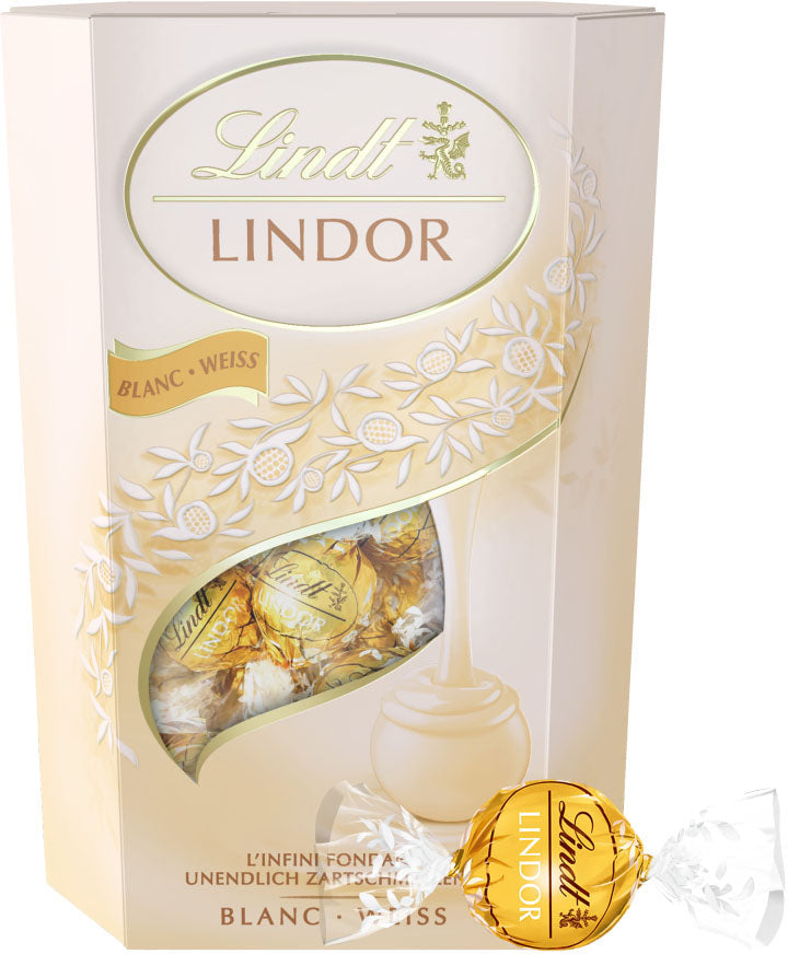 LINDT Lindor Boules 492901 Blanc 200g