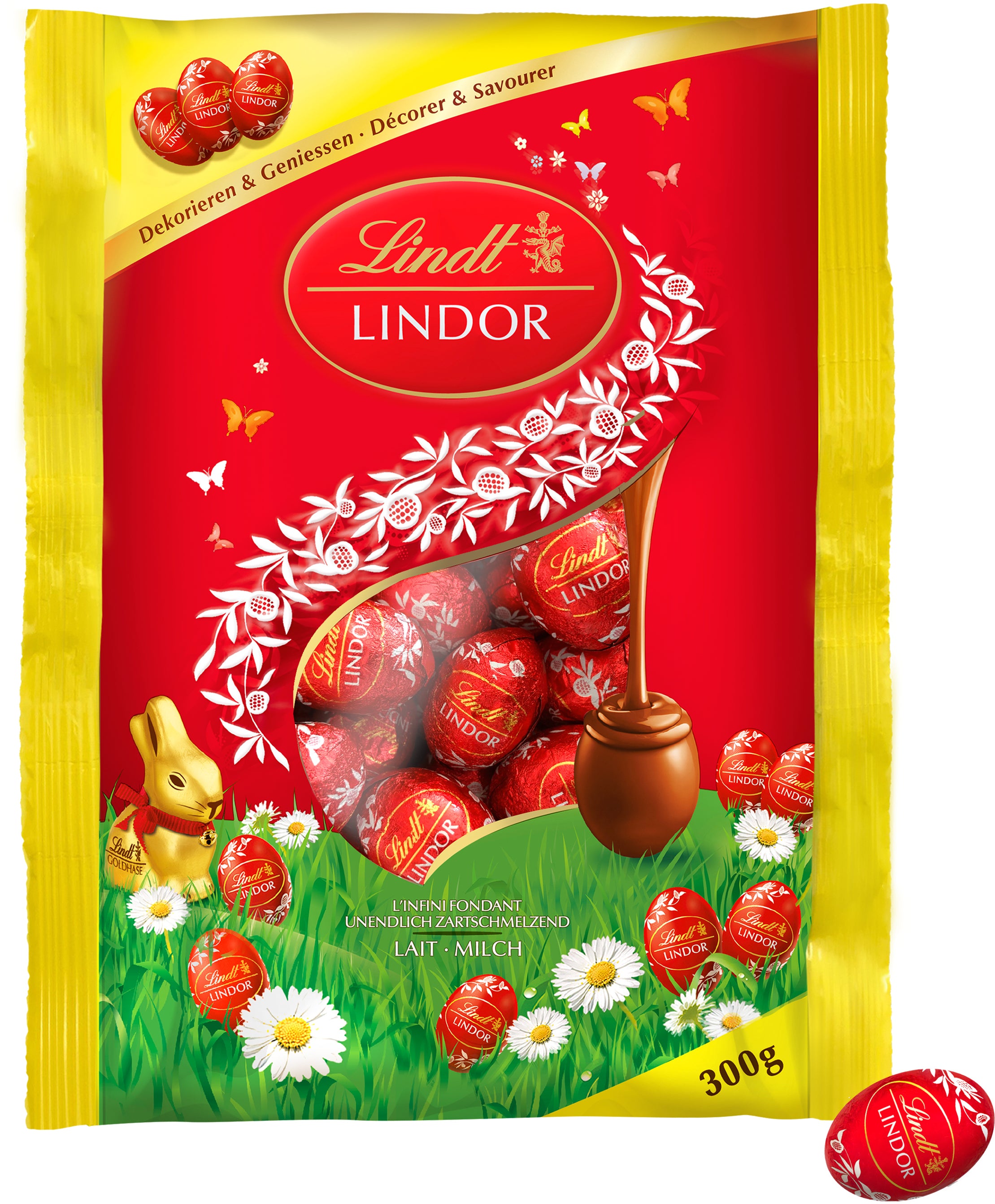 LINDT Lindor oeufs 659320 lait 300g