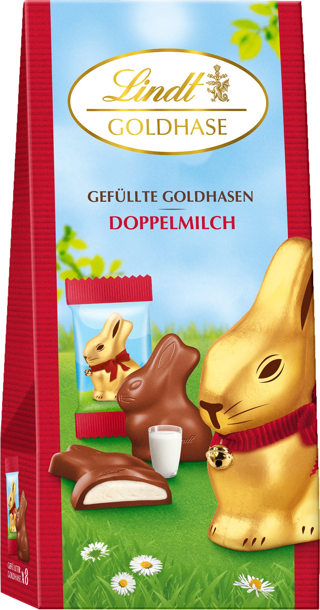 LINDT Lapin OR Double Lait 664190 Bag, 80g